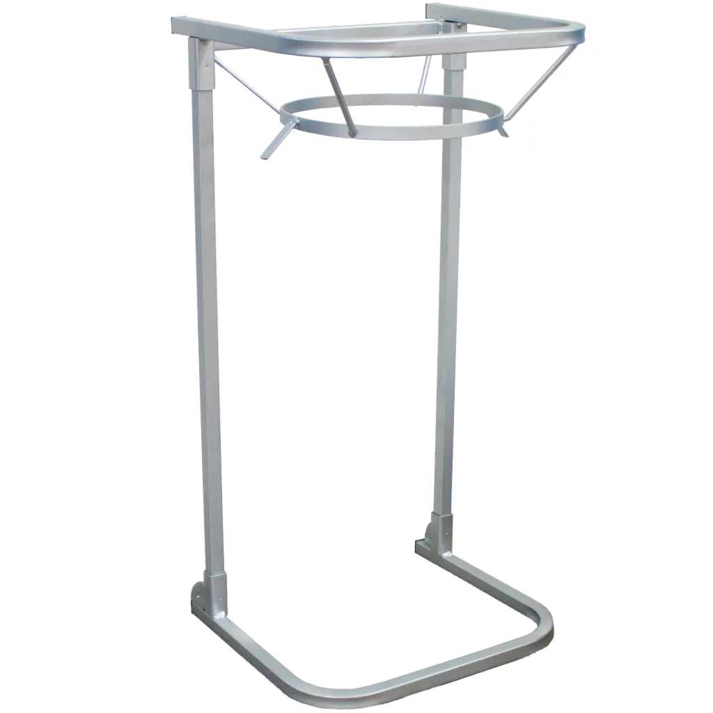 [999050] 240 L Support pour sac en plastique | Galvanisé
