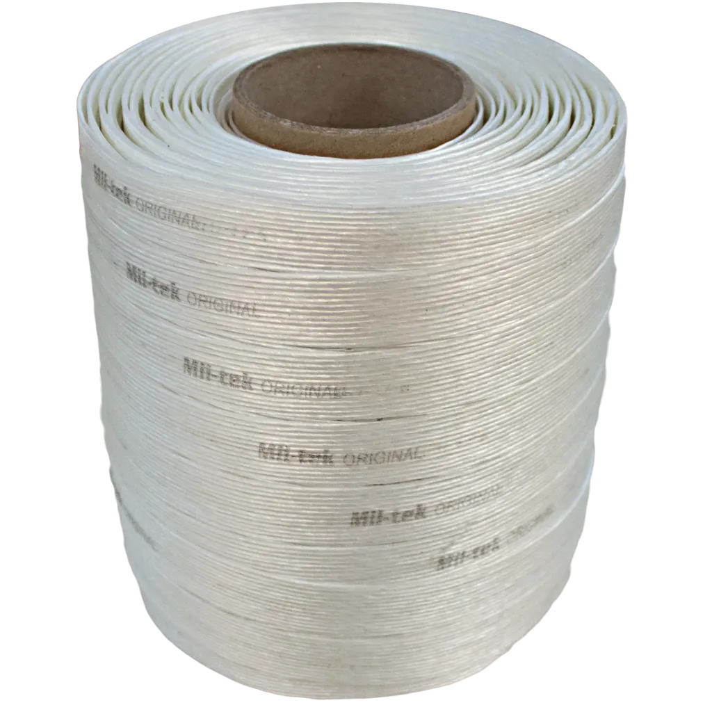 [999021] 19 mm x 150 m | Zertifiziertes weißes Umreifungsband CNS 3677 | 8 Rollen pro Karton