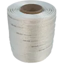 19 mm x 150 m | Cerclage blanc certifié CNS 3677 | 8 bobines par carton