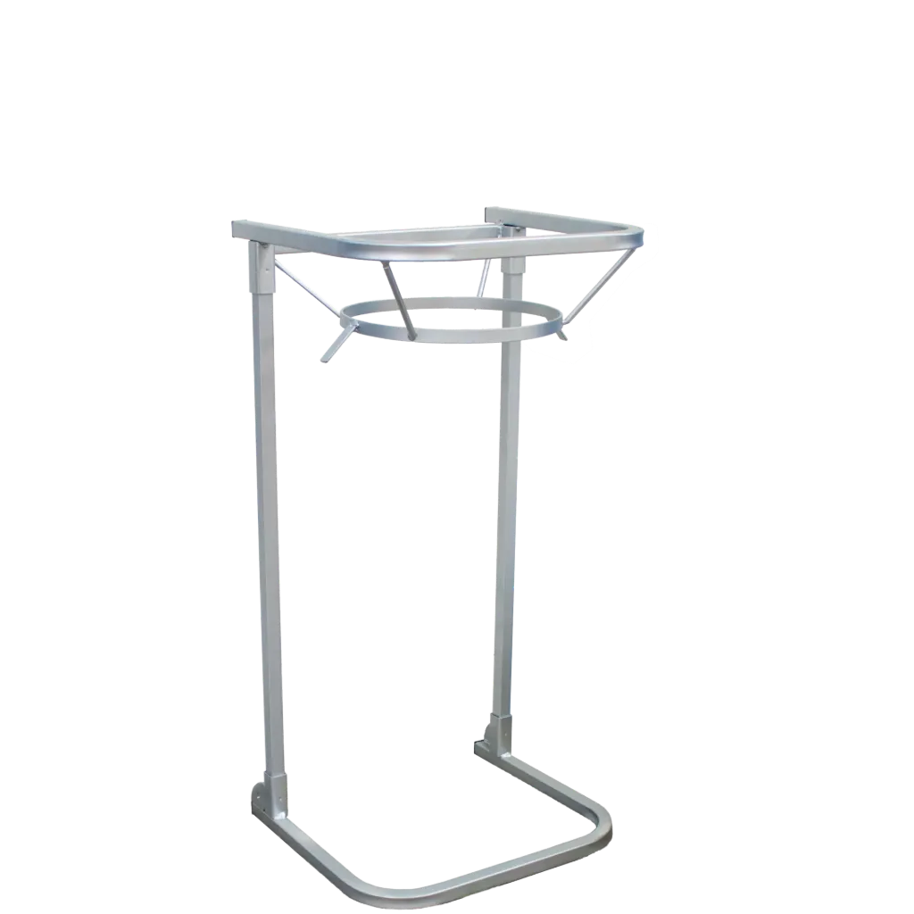 [999049] 125 L Plastic Bag Stand | Galvanized